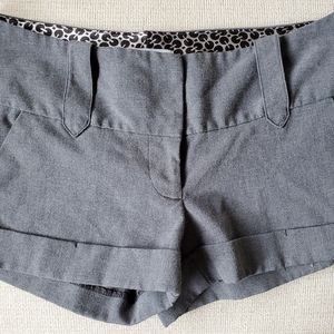 Grey dress shorts